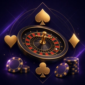 Casino games illustration